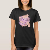 Axolotl Bubble Tea Boba Ambystoma Mexicanum Walkin Tシャツ (正面)
