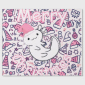 Axolotl christmas ラッピングペーパー (フラット)