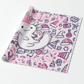 Axolotl christmas ラッピングペーパー (アンロールド)