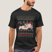 Axolotl Christmas  Tree  Animal Tシャツ (正面)