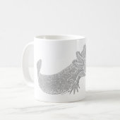 Axolotl Coffee Mug - GRAY コーヒーマグカップ (正面左)