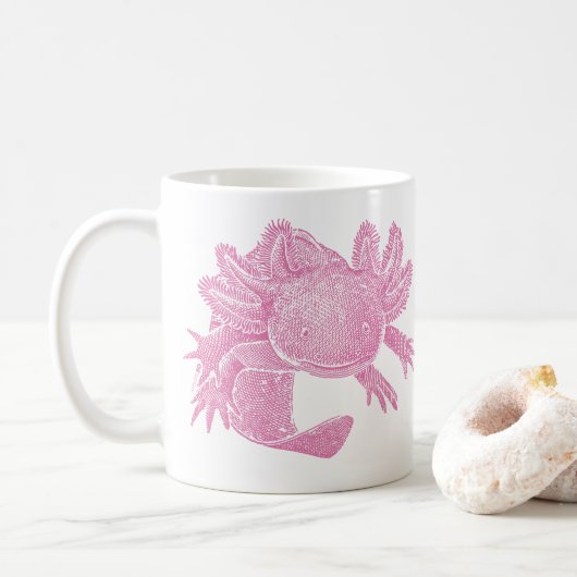 Axolotl Coffee Mug - PINK コーヒーマグカップ (ドーナツ)