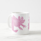Axolotl Coffee Mug - PINK コーヒーマグカップ (正面左)