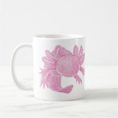 Axolotl Coffee Mug - PINK コーヒーマグカップ (左)