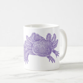 Axolotl Coffee Mug - PURPLE コーヒーマグカップ