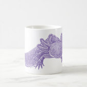 Axolotl Coffee Mug - PURPLE コーヒーマグカップ (中央)