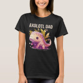Axolotl Dad Amphibian Mexican Walking Fish Best Da Tシャツ (正面)