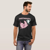 Axolotl Fart Fartalotlメキシコの魚の動物Axolot Tシャツ (正面フル)