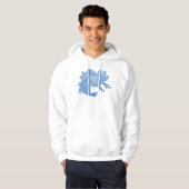 Axolotl Hoodie - BLUE パーカ (正面フル)