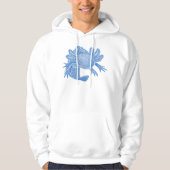 Axolotl Hoodie - BLUE パーカ (正面)