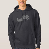 Axolotl Hoodie - DARK GRAY パーカ (正面)
