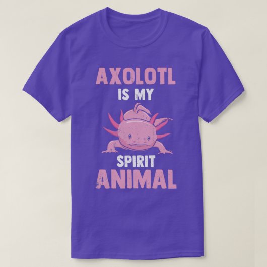 Axolotl Larve Kufffig Aquarium Moch Lurch Gift 1 Tシャツ (デザイン正面)