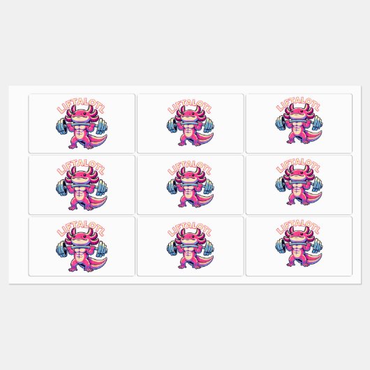  Axolotl LIFTALOTL ラベル (シート)