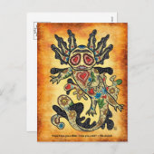 Axolotl Love Note Postcard シーズンポストカード (正面/裏面)