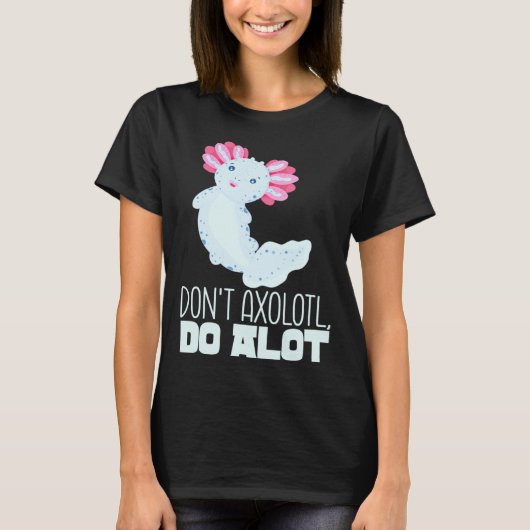 Axolotl Meme  Endangered Mexican Salamander Kids Tシャツ (正面)