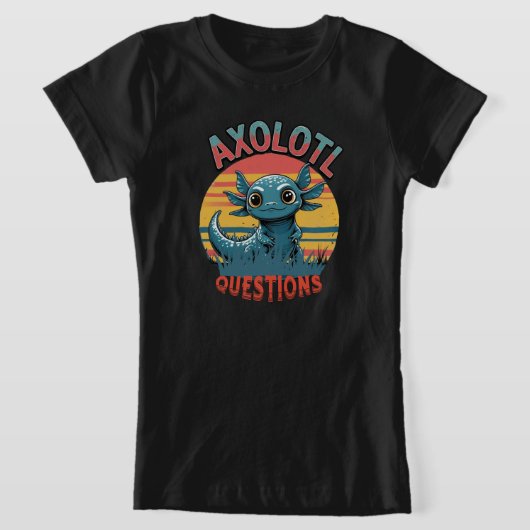 「AXOLOTL QUESTIONS - Graffiti Vibesレトロ」 Tシャツ (レイダウン)
