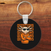 Axolotl Questions Tee Cool Axolotl Hoodie Streetwe キーホルダー (正面)