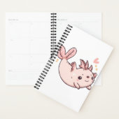 Axolotl Smiles – Cute Aquatic Friend Illustration プランナー手帳 (ディスプレー)