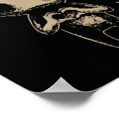 Axolotl Still Emo Goth  ポスター (角)