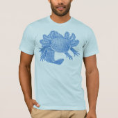 Axolotl T-Shirt - BLUE Tシャツ (正面)