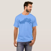 Axolotl T-Shirt - BLUE Tシャツ (正面フル)