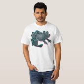 Axolotl T-Shirt - Chromatic Aberration GLITCH Tシャツ (正面フル)