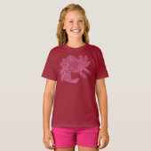 Axolotl T-Shirt - PINK Tシャツ (正面フル)