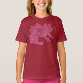 Axolotl T-Shirt - PINK Tシャツ (正面)