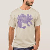Axolotl T-Shirt - PURPLE Tシャツ (正面)