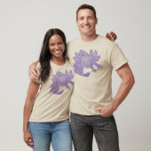 Axolotl T-Shirt - PURPLE Tシャツ (ユニセックス)