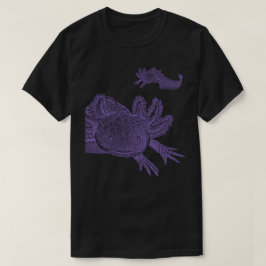 Axolotl T-Shirt - PURPLE Tシャツ