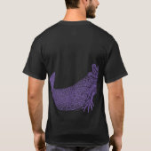 Axolotl T-Shirt - PURPLE Tシャツ (裏面)