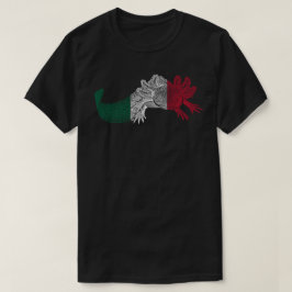 Axolotl T-Shirt - RED, WHITE & GREEN - Mexico Flag Tシャツ