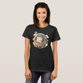 Axolotl UFOおもしろいエイリアン風変わりロルトウィメンズSci Fi Ge Tシャツ (正面フル)