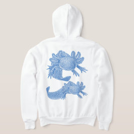 Axolotl Zip Hoodie - BLUE パーカ