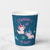 Axolotlsの誕生日パーティーとのパーティー 紙コップ (裏面)