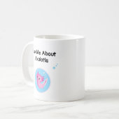 Axolotlsサラマンダー頼について可愛い紫の私 コーヒーマグカップ (正面左)