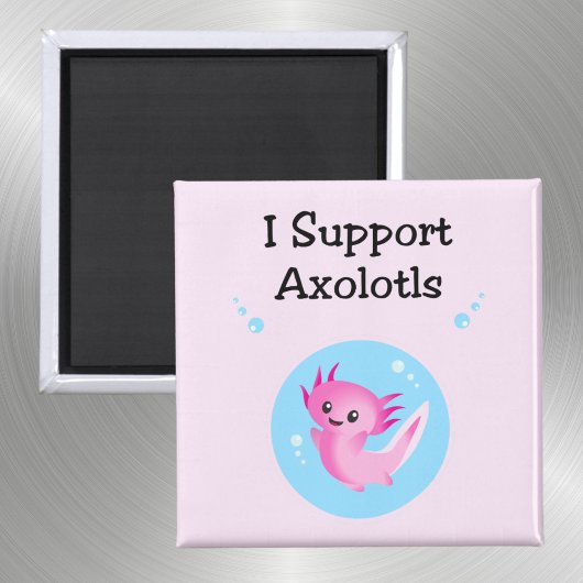 Axolotlsライトカラー対応かわいいパープル マグネット