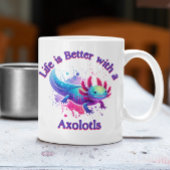 Axolotls愛人ペット所有者コーヒー愛人ギフトマグ コーヒーマグカップ
