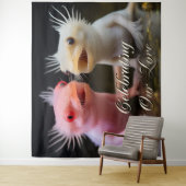 Axolotls Fish Party Backdrop Photo Wall Art Banner タペストリー (インサイチュ)
