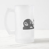 AxPxによって曇らされるビールのジョッキ フロストグラスビールジョッキ (左)