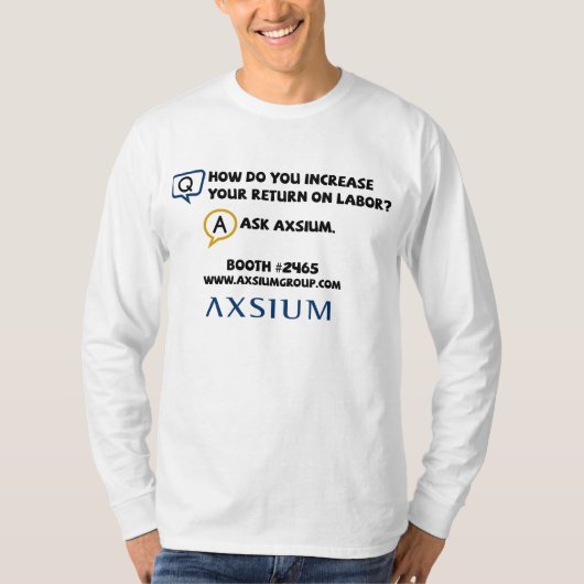 Axsium NRFのワイシャツ#2 Tシャツ (正面)
