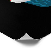 Ay-Car-AmbaメキシコおもしろいンカープンダークBG ポスター (角)