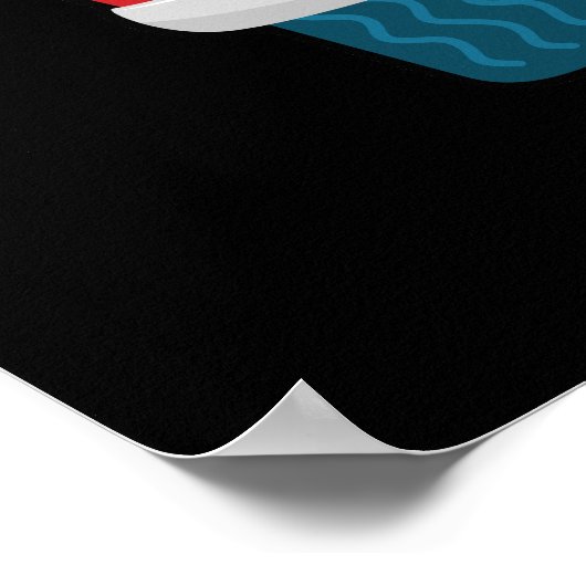 Ay-Car-AmbaメキシコおもしろいンカープンダークBG ポスター (角)