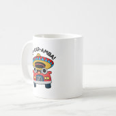 Ay-Car-Ambaメキシコおもしろい車のパン コーヒーマグカップ (正面左)