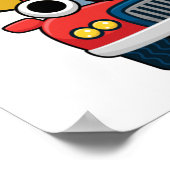 Ay-Car-Ambaメキシコおもしろい車のパン ポスター (角)