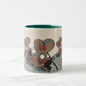 aya! "マウス狩り" ツートーンマグカップ (中央)