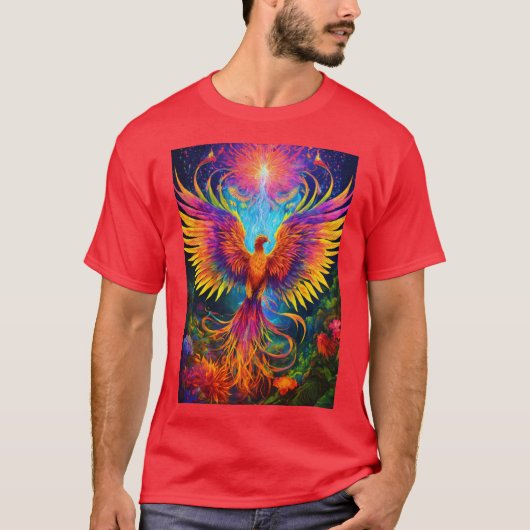 Ayahuasca Phoenix：エデンへの蛍光旅 Tシャツ (正面)