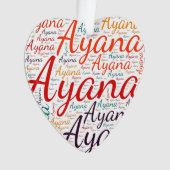Ayana オーナメント (正面)