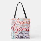 Ayana トートバッグ (裏面)